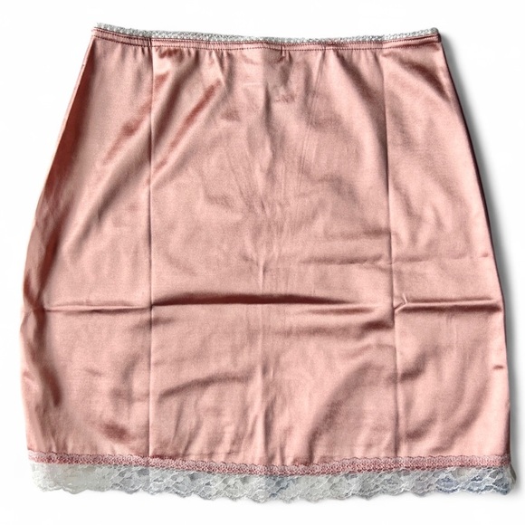 Cute Pink Skirt Lace Trim Coquette Girl Soft Girl Feminine Romantic Small - Picture 1 of 6